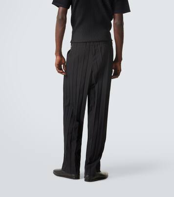 Edge Ensemble pleated straight pants | Homme Plissé Issey Miyake