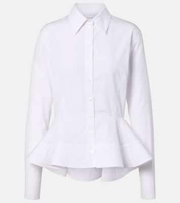 Peplum cotton poplin shirt | Stella McCartney
