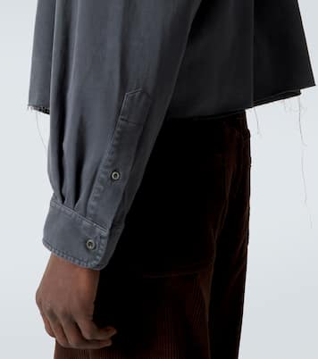 Chemise en jean à logo | Miu Miu