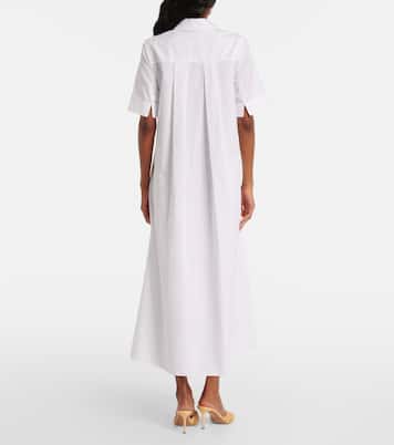 Besticktes Hemdblusenkleid aus Baumwollpopeline | Erdem