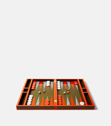 Leopard lacquered backgammon set | Jonathan Adler