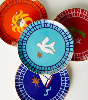Playa set of 4 porcelain side plates | Jonathan Adler