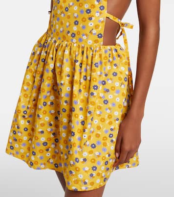 Minikleid aus Baumwollpopeline | Miu Miu