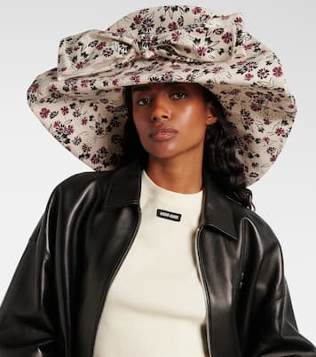 Bedruckter Hut aus Baumwolle | Miu Miu