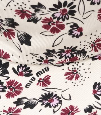 Bedruckter Hut aus Baumwolle | Miu Miu