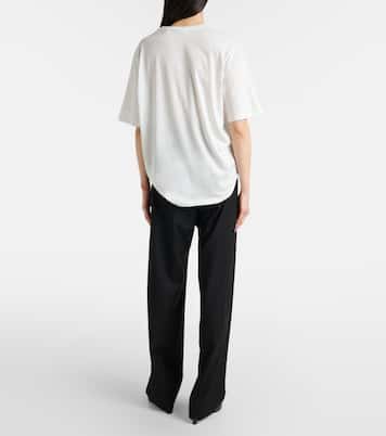 Pantaloni Gelso a gamba larga e vita alta | The Frankie Shop