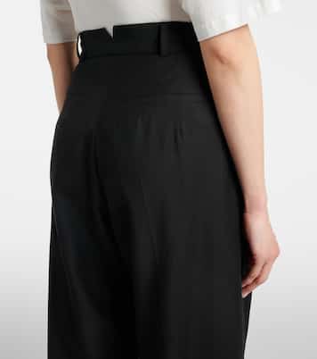 Pantaloni Gelso a gamba larga e vita alta | The Frankie Shop