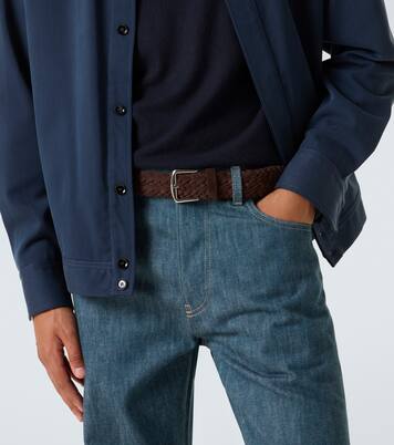 Alsavel braided suede belt | Loro Piana