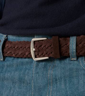 Alsavel braided suede belt | Loro Piana