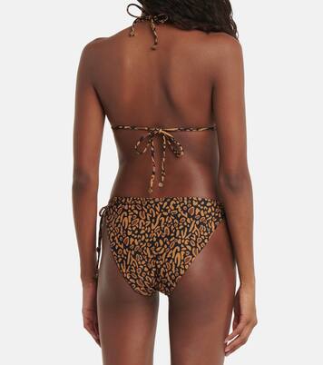 Culotte de bikini Julie à motif léopard | Nanushka