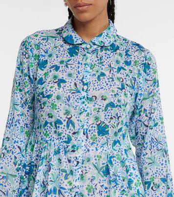 Robe en coton à fleurs | Poupette St Barth