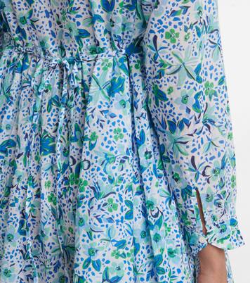 Robe en coton à fleurs | Poupette St Barth