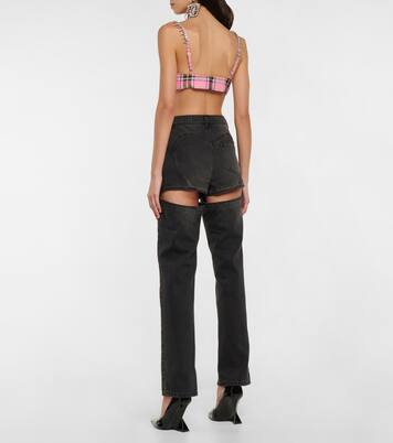 Bustier-Top aus einem Wollgemisch | Area