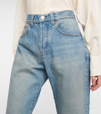 High-Rise Cropped Jeans | Victoria Beckham