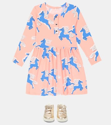 Baskets V-10 Mid en cuir métallisé | Veja Kids