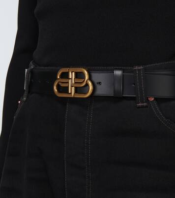 Ceinture BB en cuir | Balenciaga