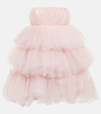 Robe bustier en tulle à ornements | Rotate