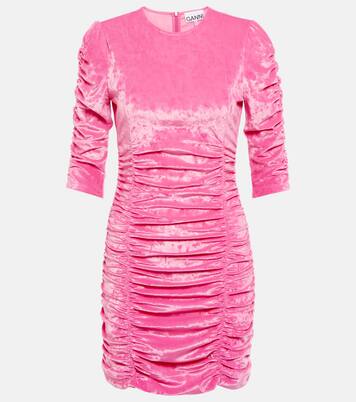 Robe en velours | Ganni