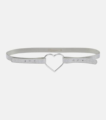 Heart crystal-embellished belt | Blumarine