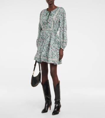 Robe en coton à fleurs | Marant Etoile