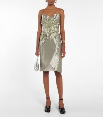 Robe en coton mélangé métallisé | Maison Margiela