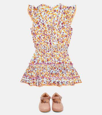 Ruffled floral dress | Poupette St Barth Kids