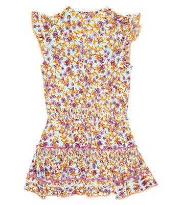 Ruffled floral dress | Poupette St Barth Kids