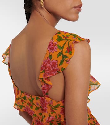 Bedrucktes Top aus Seide | Veronica Beard