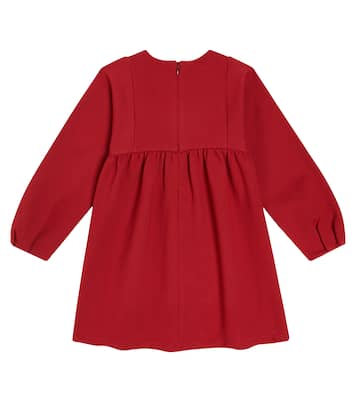 Smocked cotton blend dress | Chloé Kids