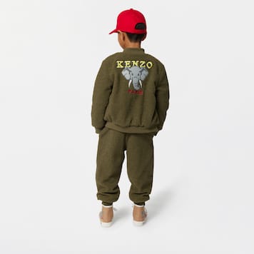 Logo teddy bomber jacket | Kenzo Kids
