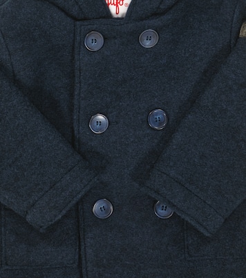 Baby double-breasted hooded coat | Il Gufo