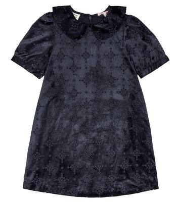 Broderie anglaise velvet dress | Scotch & Soda Kids