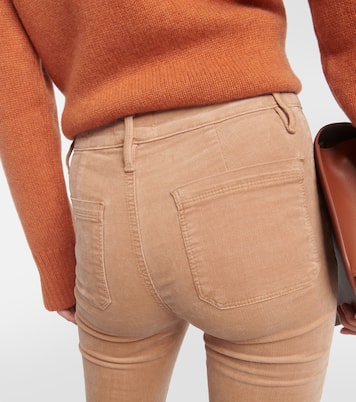 Mid-Rise Flared Jeans Le Bardot aus Cord | Frame