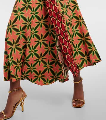 Violette ruffled crepe midi skirt | Ulla Johnson