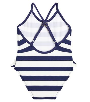 Baby logo striped swimsuit | Versace Kids