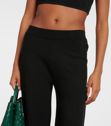 High-Rise-Schlaghose aus einem Seidengemisch | Joseph