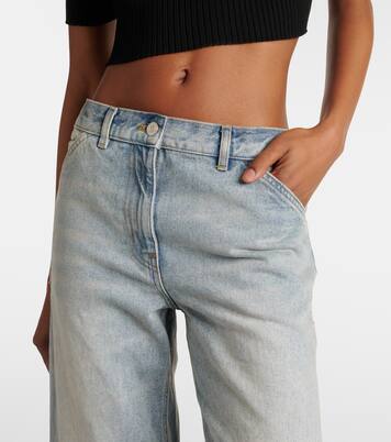 Jeans Sailor a gamba larga e vita media | Courrèges