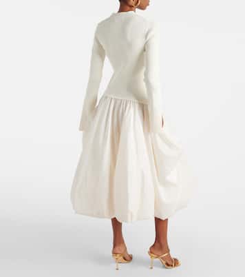 Midikleid Kenlie mit Taft | Simkhai