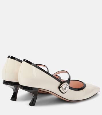 Virgule 55 patent leather Mary Jane pumps | Roger Vivier