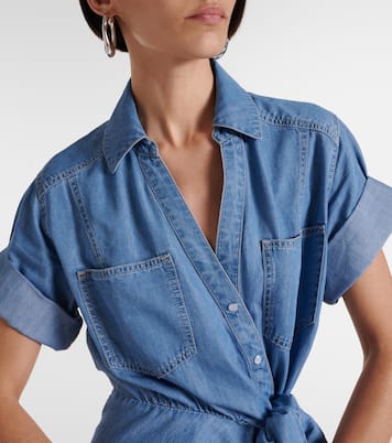 Hemdblusenkleid Hensley aus Denim | Veronica Beard