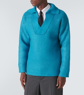 Ribbed-knit silk-blend sweater | Valentino
