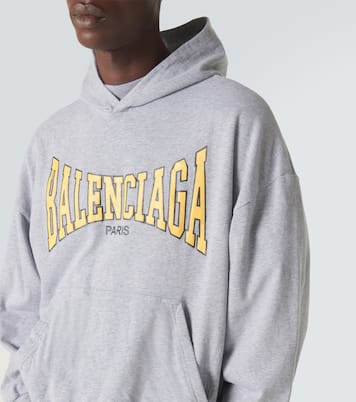 Sweat-shirt à capuche en coton | Balenciaga