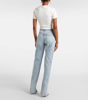 Verziertes Cropped-Top aus Jersey | Area