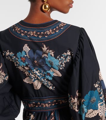 Robe midi Blossom Tapestry en coton | Farm Rio