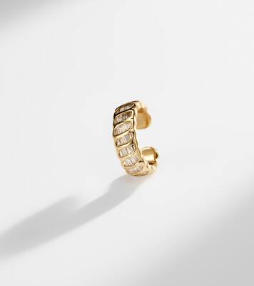 Zoe 18kt gold ear cuff with diamonds | Anita Ko