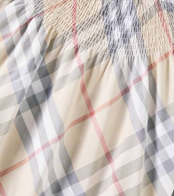 KG5 Cali checked cotton top | Burberry Kids