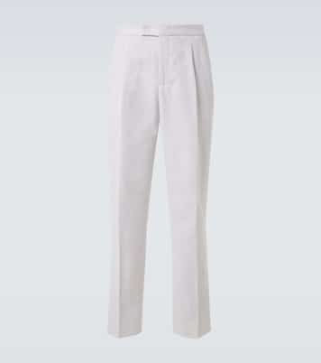 Straight Hose aus Baumwolle und Leinen | Berluti