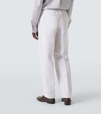 Straight Hose aus Baumwolle und Leinen | Berluti