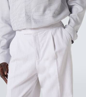 Straight Hose aus Baumwolle und Leinen | Berluti