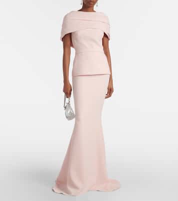 Robe Loura aus Crêpe | Safiyaa